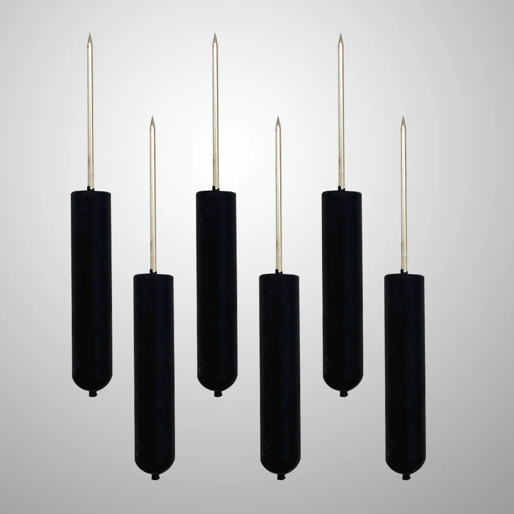 6 pcs Cylinder Push Pins Plastic Head For Travel Map Cork Board Bulletin Use Position Markers Map Planning Accessories