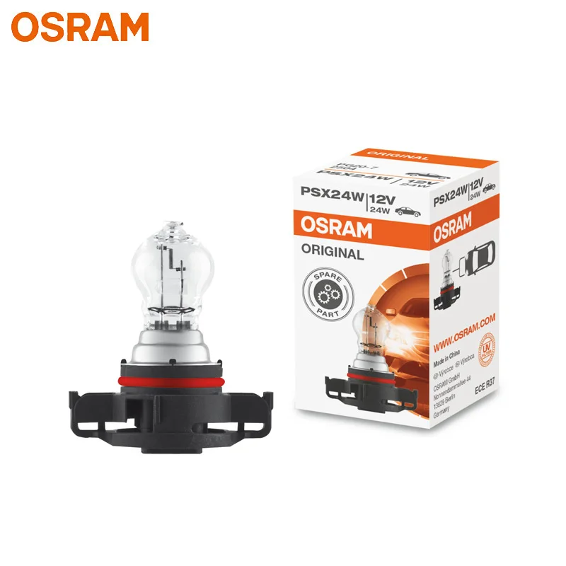 OSRAM PSX24W 12V 24W PG20-7 ORIGINAL PSX Car Auxiliary Signal Bulb Standard Reversing Light Auto Front Fog Lamp 2504, 1x