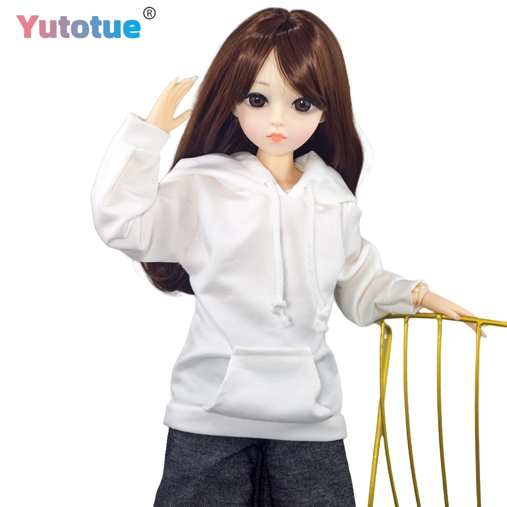YUTOTUE 1/3 BJD Doll Toy 24 inch Height Girl Doll with Removable Brown Wigs Clothes Pants Shoes Lifelike