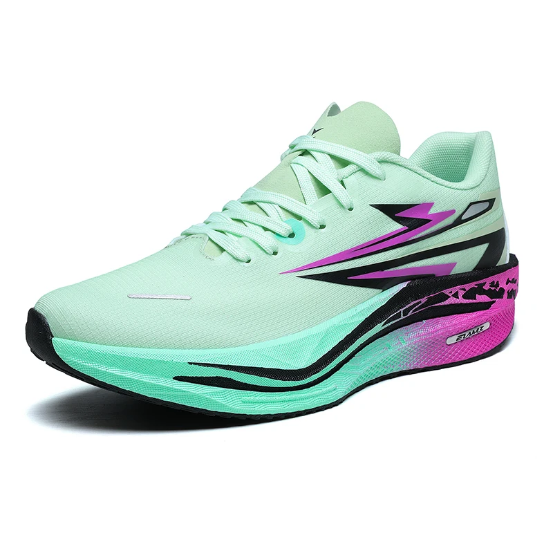 

Marathon Training Sneakers Men Women Plaid 2.0 Breathable Lightweight Cushioning Non Slip Jogging Running Shoes