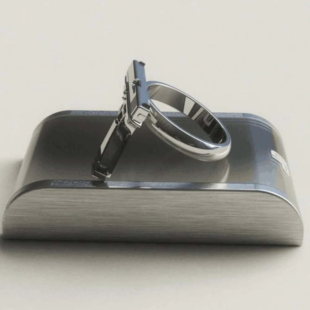 الاتجاه الجديد بسيط موضة مسدس الرجال والنساء خاتم الإبداعية البنصر الشارع المتخصصة حفلة روك الهيب هوب مجوهرات هدية