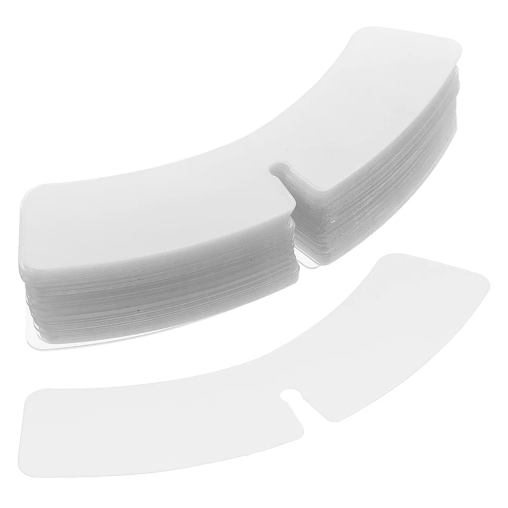 200 шт., прозрачные вставки для воротника рубашки, пластиковые опоры для мужчин, классические рубашки, униформа, защита от морщин, многоразовые стабилизаторы