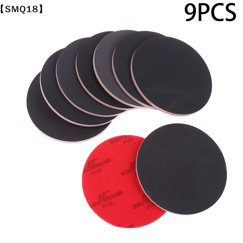 9 Pieces Bowling Sanding Pads Resurfacing Polishing Kit Bowling Cleaner Portable Bowling Pad Ball Polishing Cleaner【SMQ】