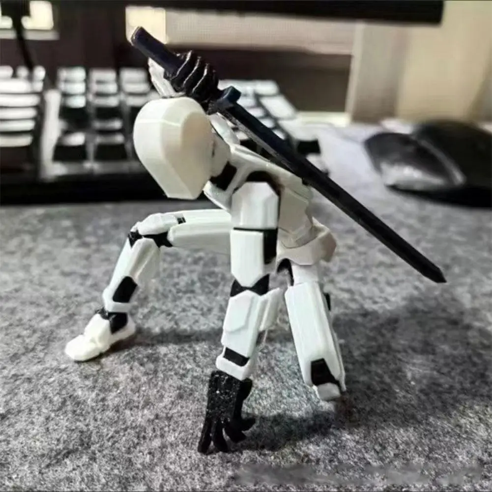 13 Action Figure Titan Multi-Jointed Movable Shapeshift Robot T13 Action Mannequin Character and Dog Figure Toys gifts for kids