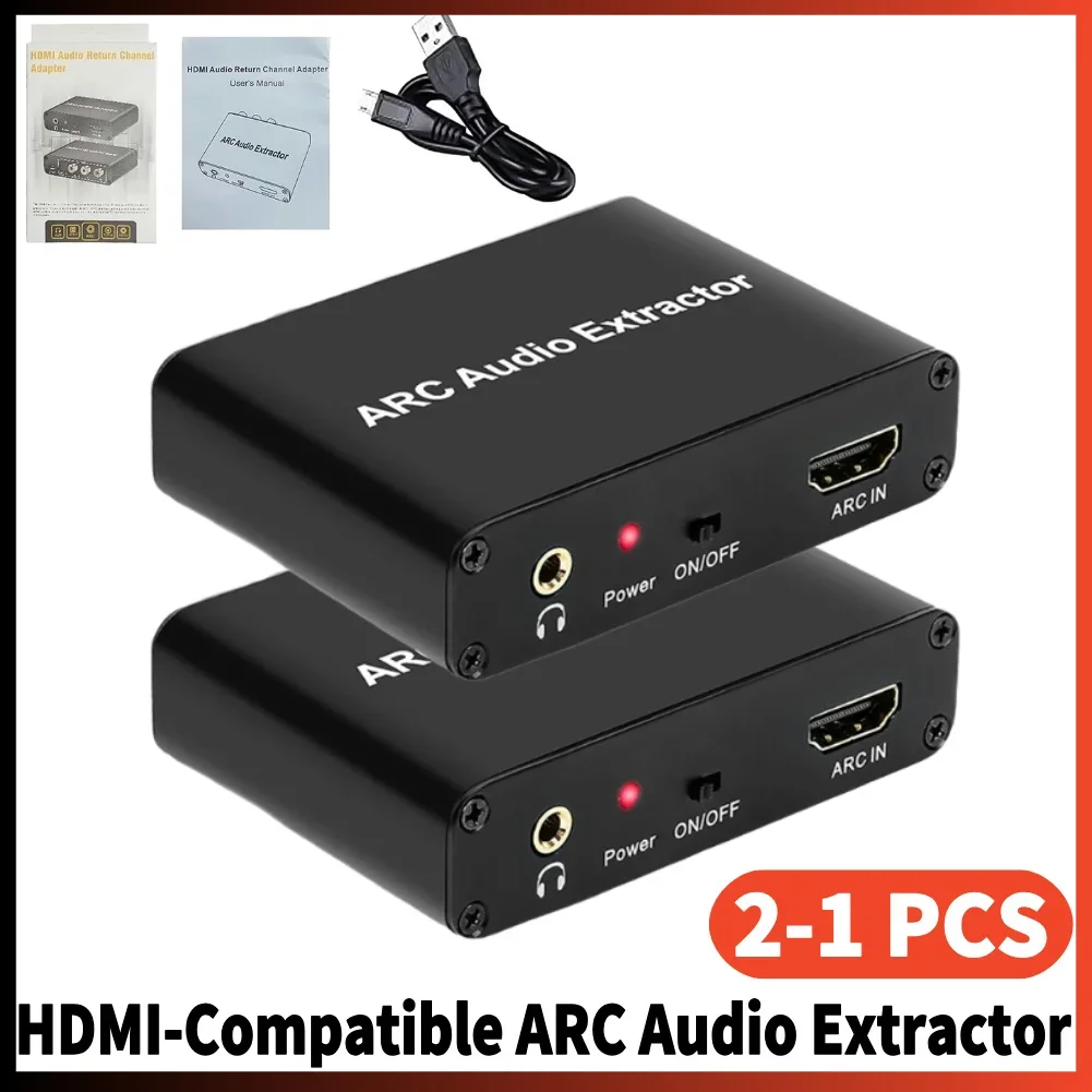 

HDMI-совместимый аудиоэкстрактор ARC, преобразователь возвратного канала ARC, HDMI-совместимый адаптер ARC для усилителя динамиков HDTV