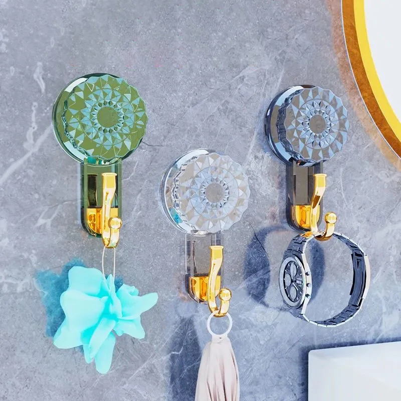 

High Quality Suction Cup Hook, Non Punching Strong Vacuum Bathroom Waterproof Suction Cup Hook, Bathroom Kitchen Accessories