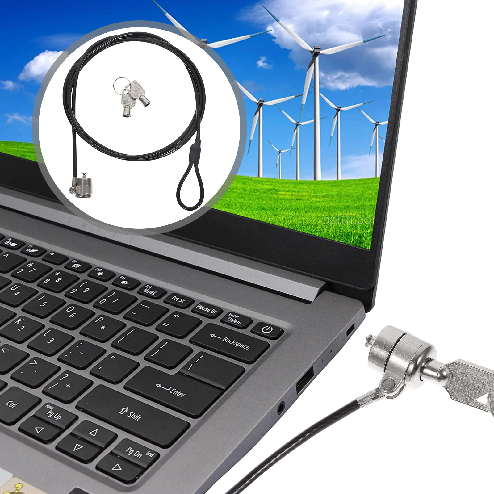 

Laptop Password Lock Cable for Notebook Computer Locking Anti-theft Laptops