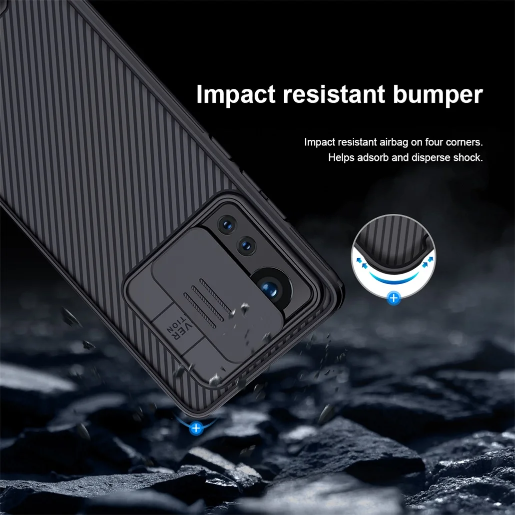 NILLKIN For Xiaomi Mi 12T Pro 12 12X 12 Pro Case CamShield Pro Case Slide Camera Lens Protection Cover For Xiaomi Mi 12T Bumper