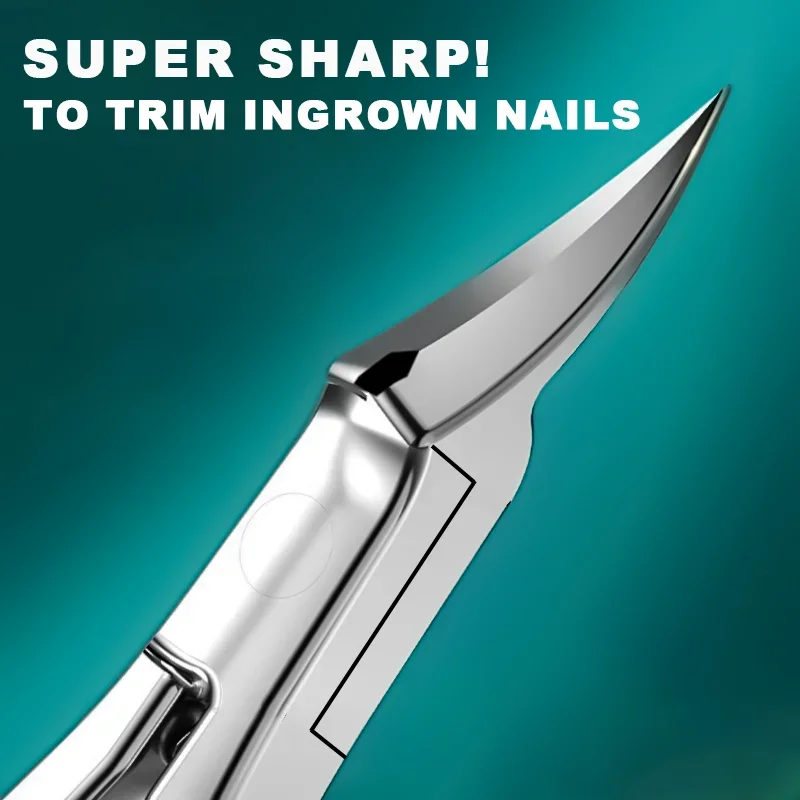 Extra-sharp Toenail Clippers, Professional Thick Nail Clippers and Ingrown Toenail Clippers, Pedicure Clippers and Toenail Cutte