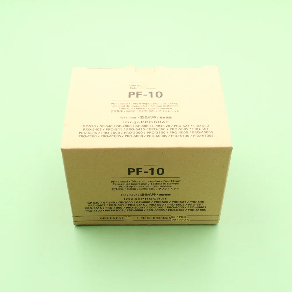 

100% Original New PF-10 Printhead for canon Pro 520 521 540 541 560 561 561S 1000 2000 2100 4000 4100 4000S 6000 6100 Print head