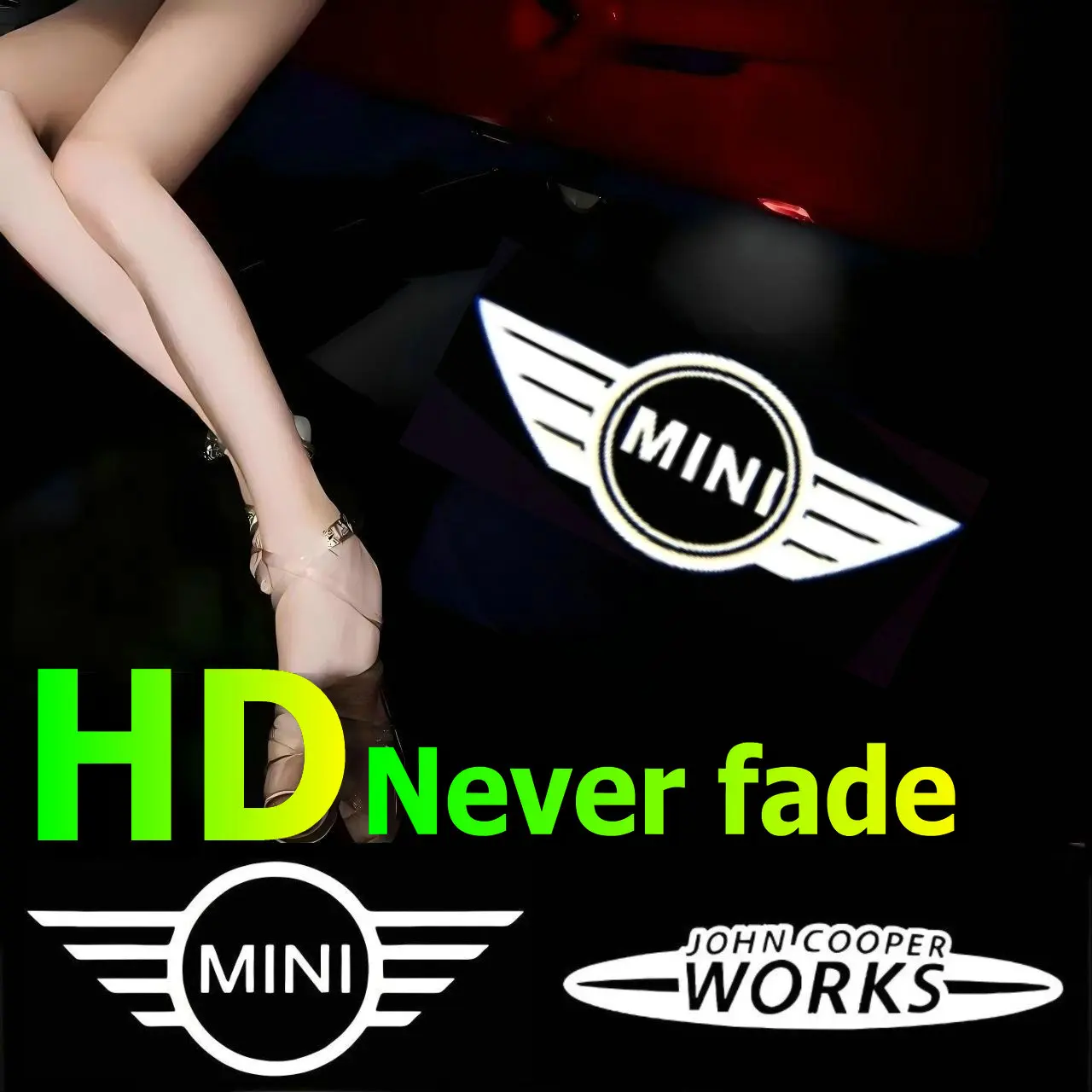 HD светодиодный проектор двери автомобиля приветственный свет для BMW Mini Cooper Works R55 R56 R50 R53 R60 R61 F54 F55 F56 F60 аксессуары HD светодиодный проектор двери автомобиля приветственный свет для BMW Mini Cooper Works R55 R56 R50 R53 R60 R61 F54 F55 F56 F60 аксессуары