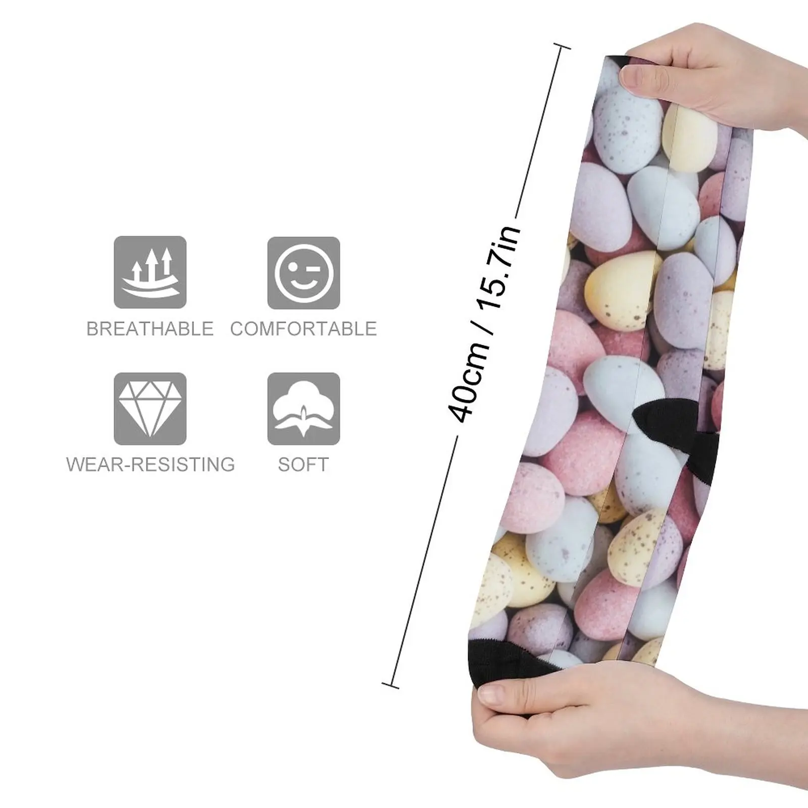 Mini Eggs Socks Women's socks cartoon socks Stockings compression Women's socks high