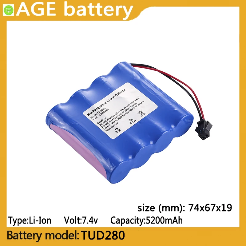 

TUD280 Cpacity4500mAh. Литий-ионный аккумулятор 12,6 в, подходит для TUD280, TUD300, TIME1100, TUD210, ультразвуковой дефектоскоп