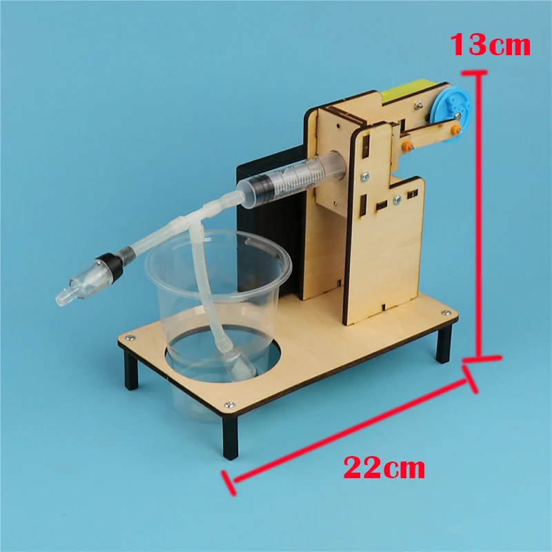 Fisica STEM Tecnologia Gadget Bambini Giocattoli scientifici Pompa acqua automatica Macchina Giocattoli educativi per bambini Artigianato fai-da-te