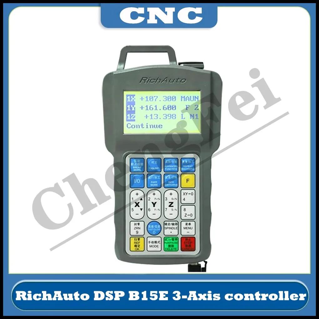 RichAuto DSP B15 CNC Controller B15E 3Axis USB Cylinder Multi-spindle Motion Control System Cyclmotion