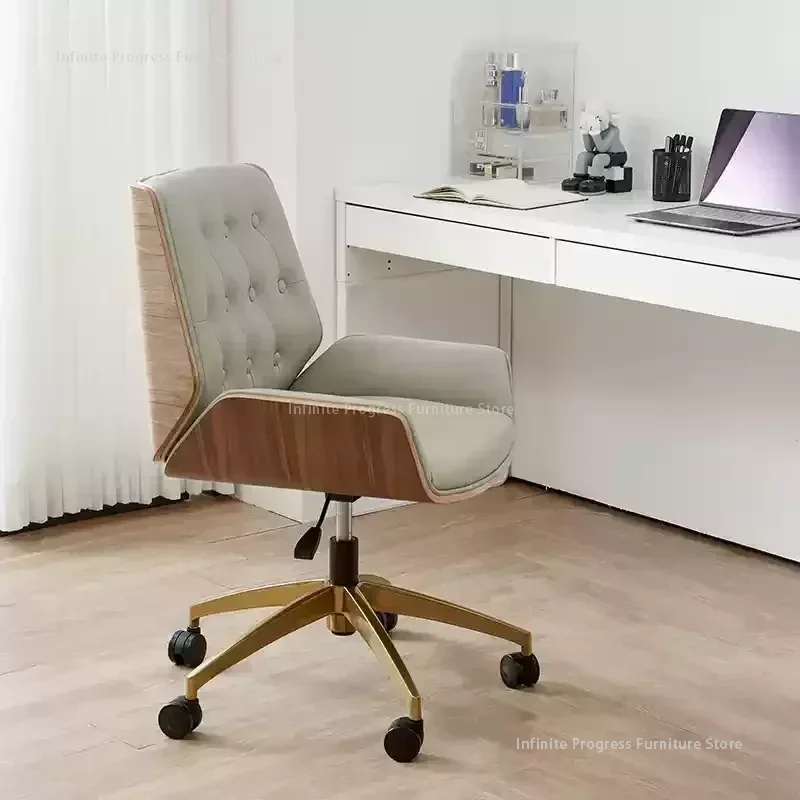 

game computer Bedroom desk chair Simple designer leather office chair Comfortable sedentary student study chair Office Furniture