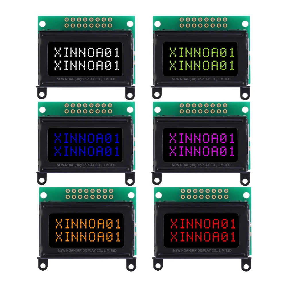 DFSTN schwarzer Film Grün 0802C LCD-Modul 2*8 Controller ST7066U 40X29,2X12Mm LCD-Parallelanzeige 51 Mikrocontroller Stm32