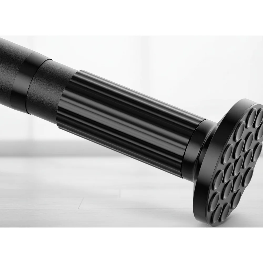 

Heavy Duty Spring Tension Curtain Rod 51-128 Inches No Drilling Adjustable for Bathroom Patio Windows