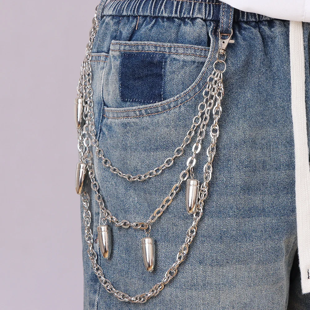 Women'S Emo Accessories - Layered Punk Spike Chains On The