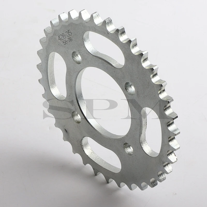 428 35 tooth 35T 58MM Rear Chain Sprocket For ATV Quad Pit Dirt Bike Buggy Go Kart Motorcycle Motor Parts 428-35T