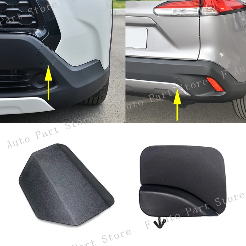 

Крышка фаркопа переднего и заднего бампера, крышка буксировочной проушины прицепа 52163-0A901 52162-0A060 53128-0A060 для Toyota Corolla Cross 2022 2023