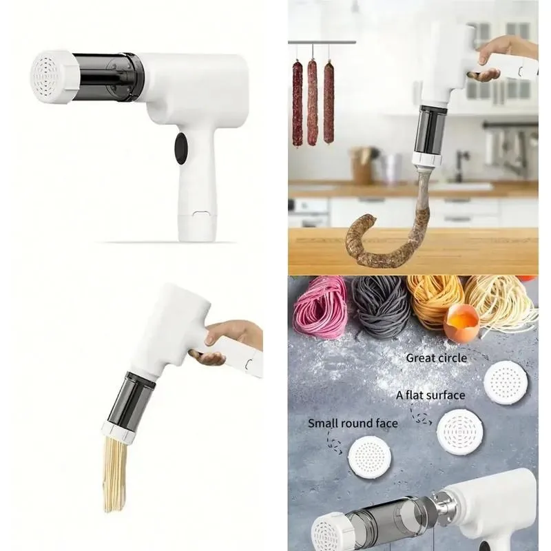 Automatic Machine Kitchen  Press Noodle Cutting Machine  Making Gun Kitchen Tools Electric Noodle Machine