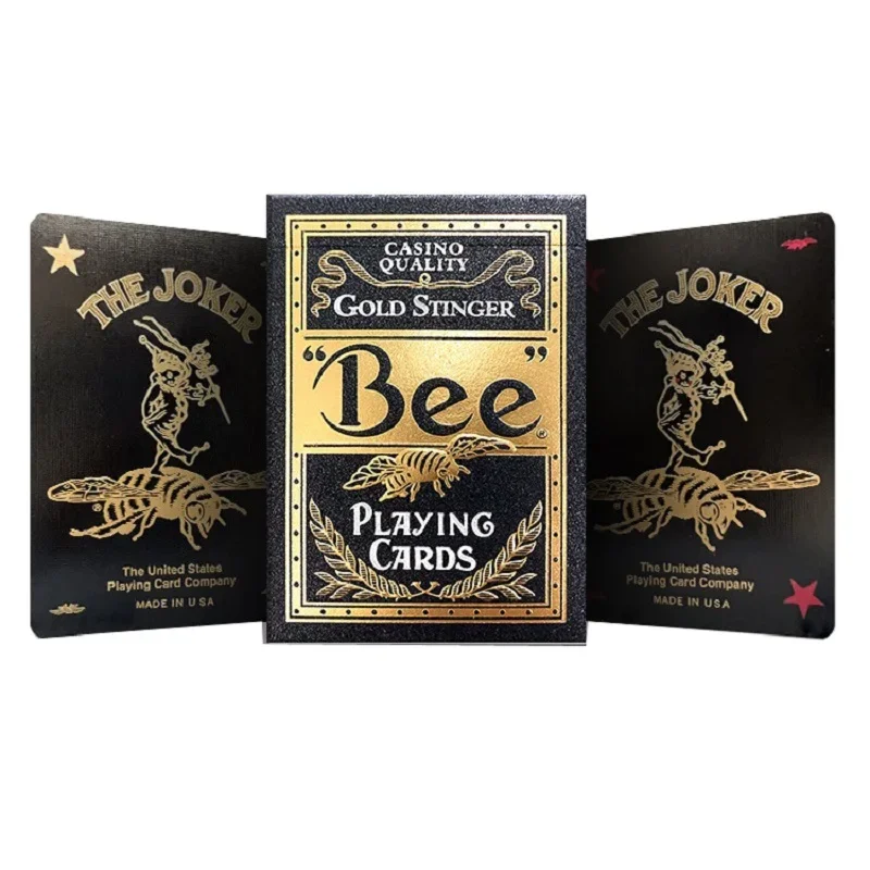 

Bee Gold Stinger Playing Cards USPCC Deck Collectible Poker Card Games Card Magic Magia Magie Magicians Prop Accessory