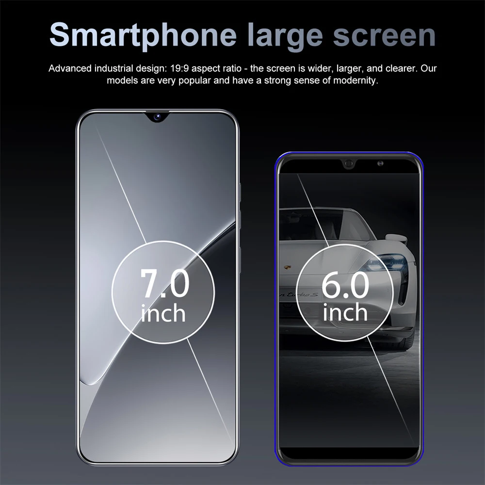 K-Touch Hot I17 Pro Max 7.0 HD Mobile Phones 8000mAh Smartphone 22GB+2TB Cell Phone Android 15 High-quality 5G Dual SIM 16+48MP Camera Cellphones