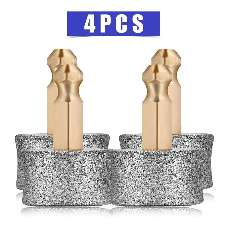 ABLK 4 cabezales de repuesto para amoladora  uñas  perro, compatibles con Casfuy, brocas  diamante, ruedas  repuesto par