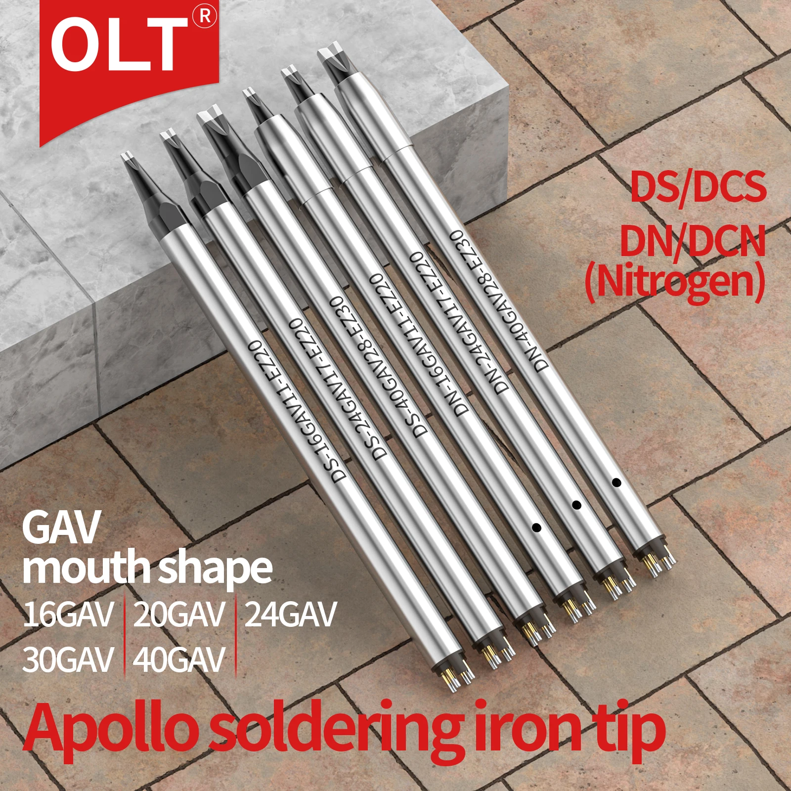 

Apollo Seiko DCN/DN series soldering iron tip DS-16GAV11-EZ20 20GAV14 24GAV17 DN-30GAV21-EZ30 for automatic welding equipment