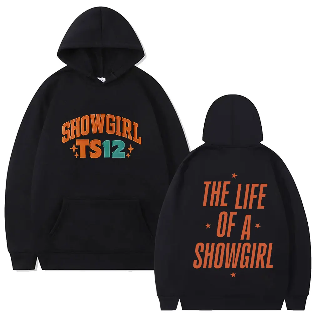 

Limited The Life of A Showgirl Album Hoodie Men's Women's Fashion Pop Music Streetwear Unisex Vintage Casual Pullover Hoodies