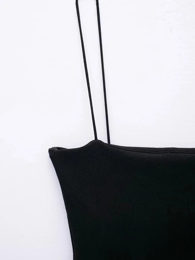 KONDALA Vintage Casual Chic Women Dress Solid Cami Short Draped Ball Gown New Vestidos Fashion 2024 Summer Mini Beach Dress