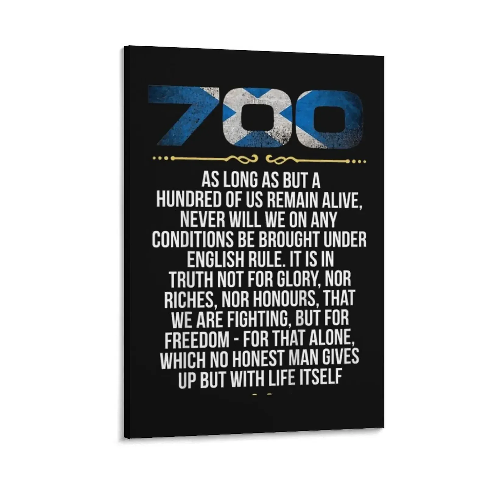 

700th Anniversary Signing Of The Declaration Of Arbroath Canvas Painting Wall posters Bedroom deco wall art