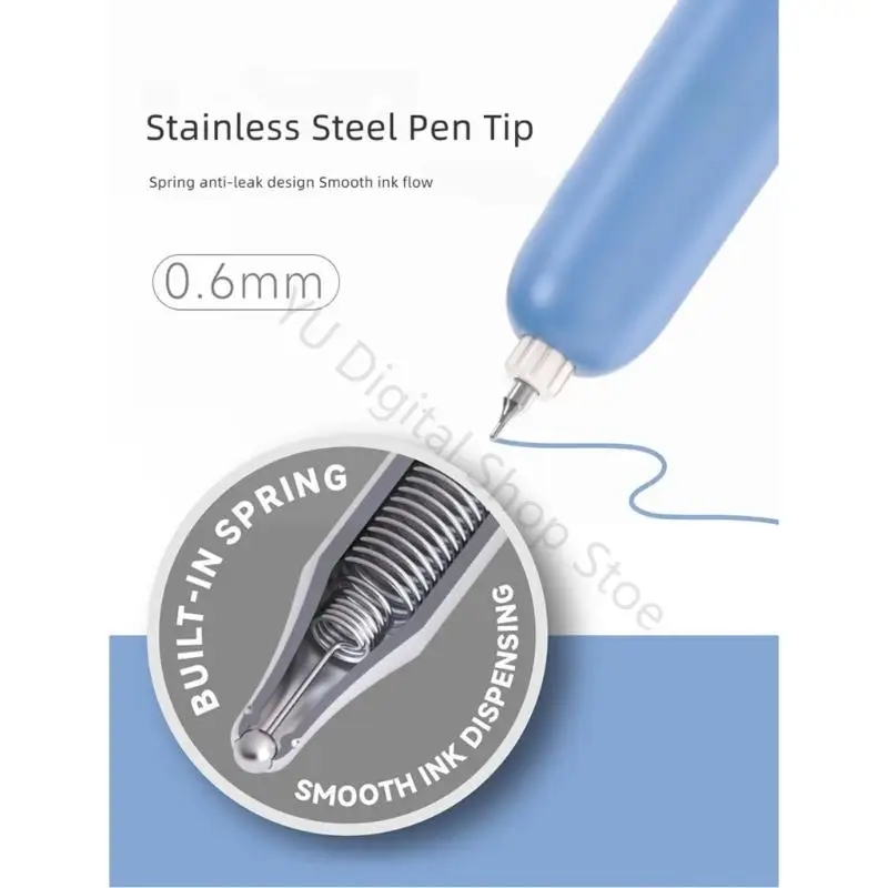 96BA 9-farbiges radierbares Gelstift-Set, 0,6 mm Gelstift für Planer-Tagebuch-Skizzen – Detail 7
