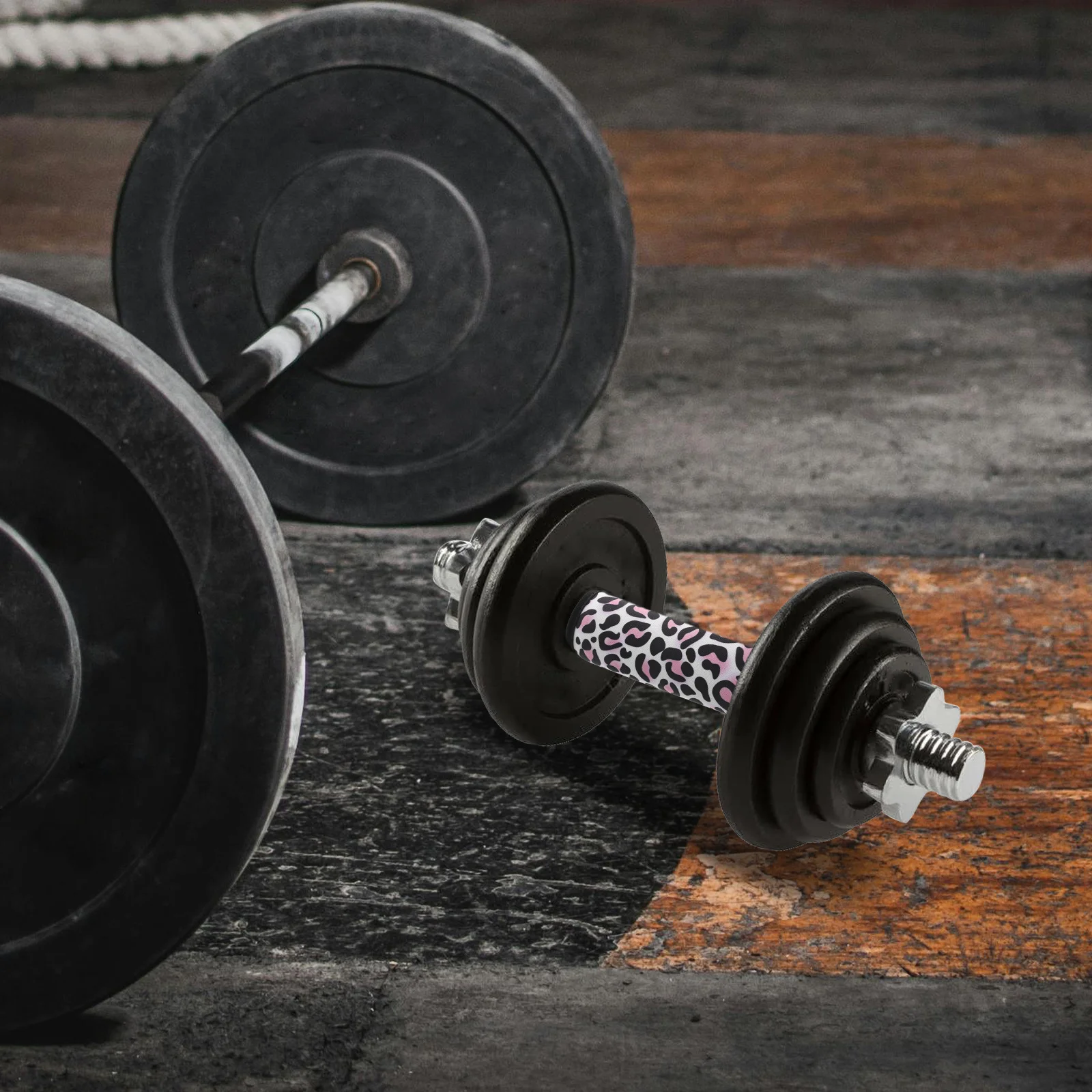 2Pcs Barbell Pad Set Detachable Anti-Skid Dumbbell Handle Covers Gym Accessories Weightlifting Grip Pads Equipment