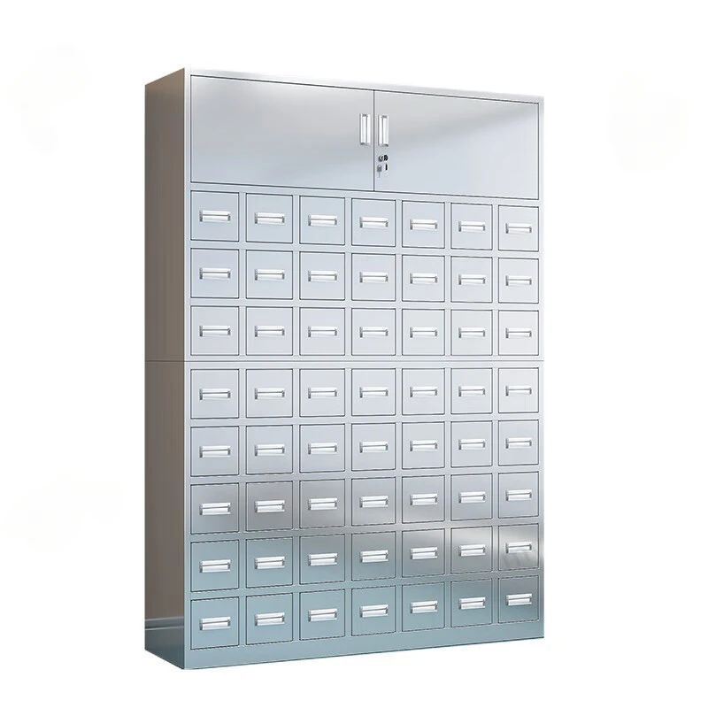 Stainless steel Chinese medicine cabinet, traditional Chinese medicine cabinet, hospital health room, clinic pharmacy, dispen