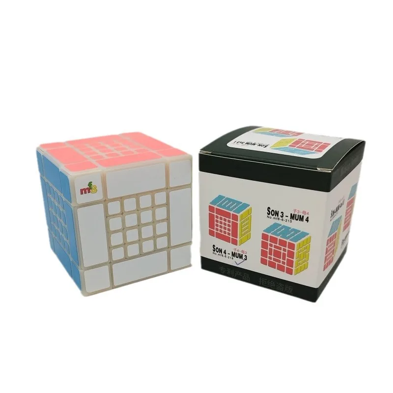 Kostka Magiczna MF8 Supercube Seria 3x3x3, Puzzle Kostka Magiczna 3x3x3, Kostka Podwójna Son-Mum, Zabawka Antystresowa