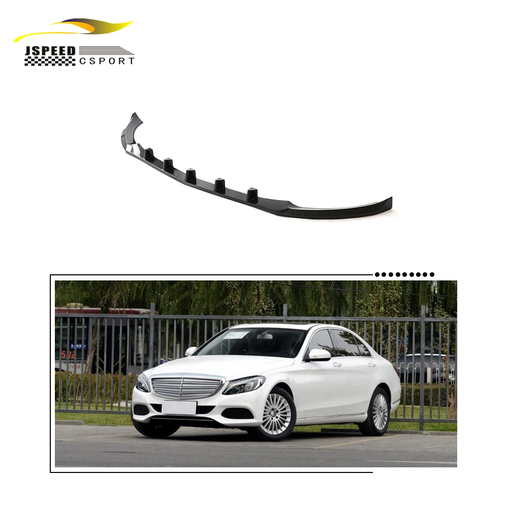 

Suitable for The carbon fiber W205 front lip is Suitable for Mercedes-Benz C-Class C180 and C300 from 2015 to 2018