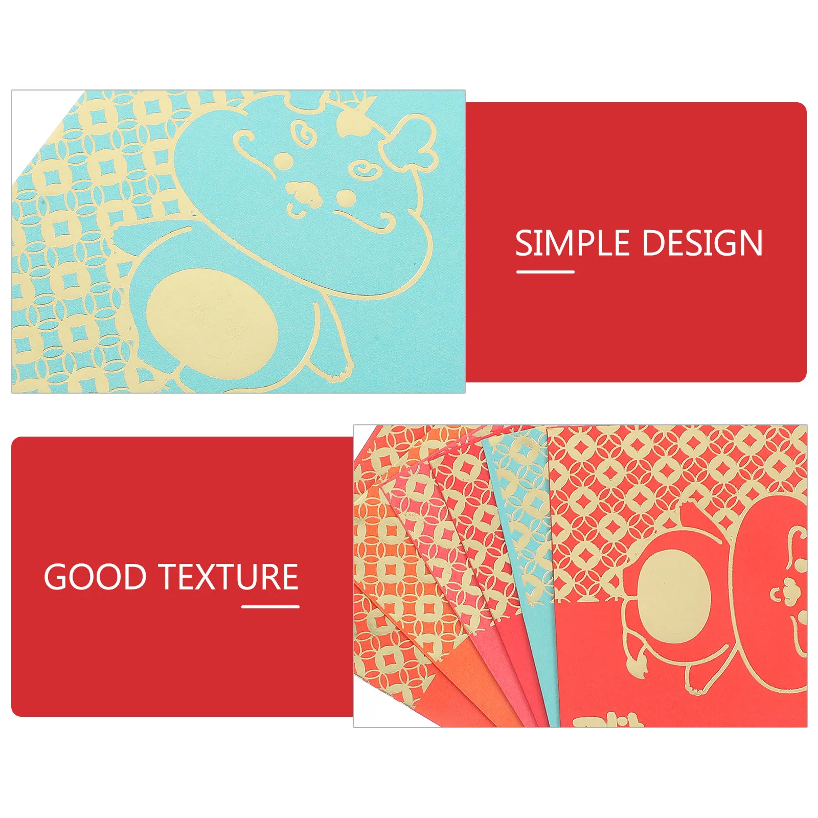 

24 шт. конверты весенний фестиваль пакеты новогодние денежные мешки свадебные мультяшные бумажные ремесленные подарки процветание