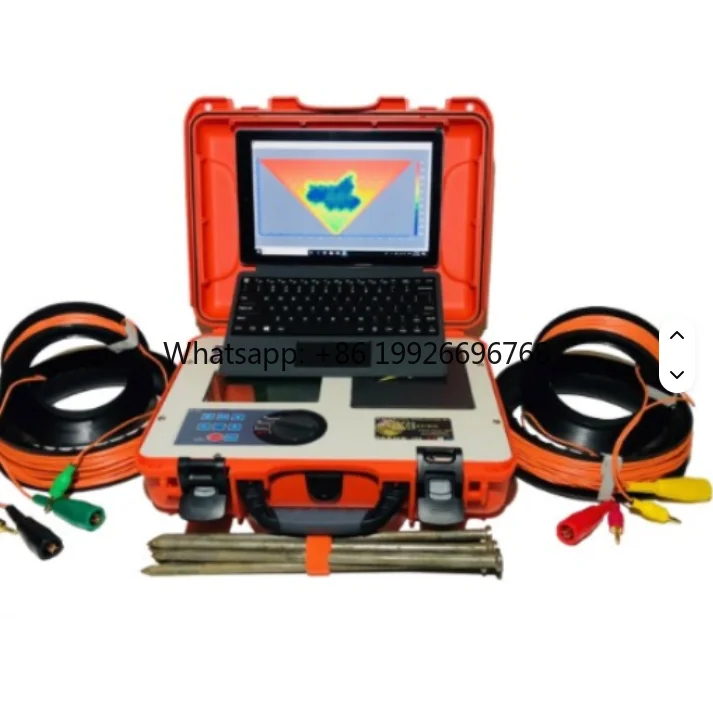 New Professional Digital Soil Ground Resistance Tester Resistivity Survey Meter 0 199 (0.05%+2) Accuracy 5kV 100k-10M