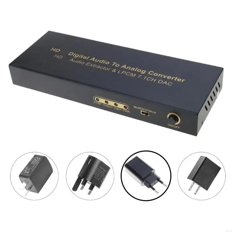 

96BA Extractor 4K30Hz Converter Adapter, 7.1CH LPCM DAC-