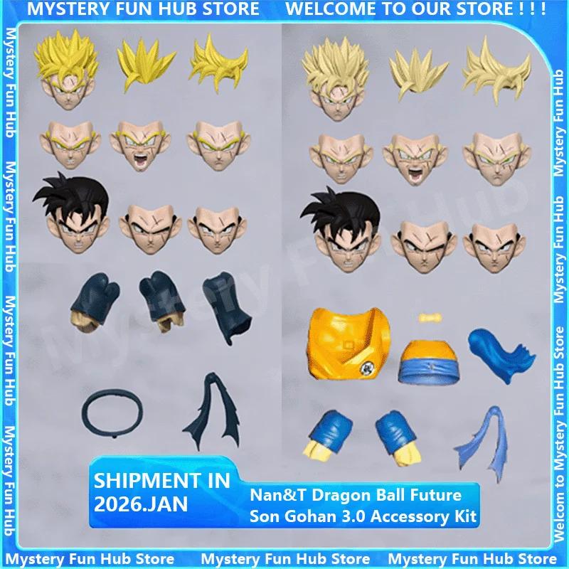 

Nan&T Dragon Ball Future Son Gohan 3.0 Комплект аксессуаров Подходит для игр Beging Goku Фигурки Игрушки Коллекционный набор аксессуаров