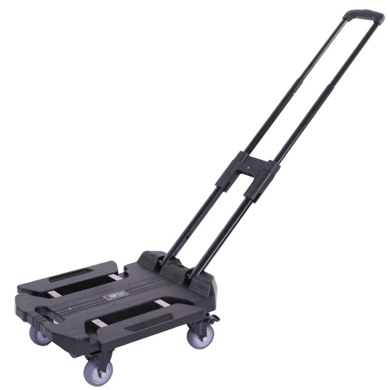 

Craftsman Trolley Pull Goods Express Trailer Full Folding Flat Portable Trolley Hand Buggy Carrying Luggage Trolley