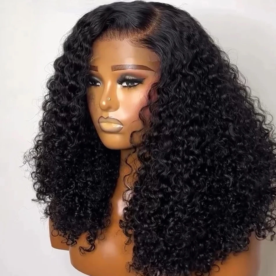 

Short Bob Wigs Water Curly Wigs 13x4 13x6 HD Lace Front Human Hair For Women 250% Density Brazilian Deep Wave Lace Frontal Wig