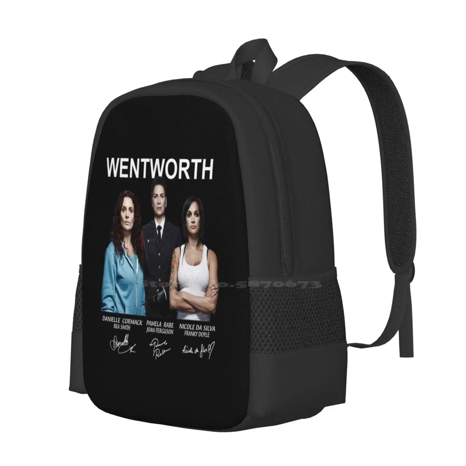 Wentworth Prison Franky-Doyle Bea-Smith Cast Backpack For Student School Laptop Travel Bag Wentworth Prison Franky Doyle Bea