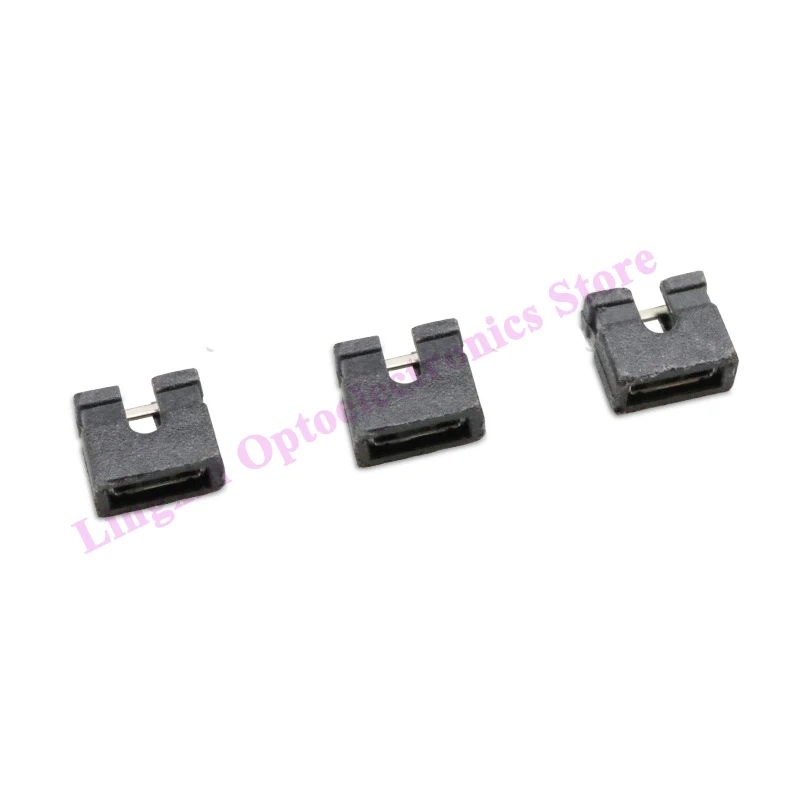 100PCS 2.0MM Pitch Open Top Jumper Cap/Jumper Cap Black Opening 2MM Pin Header Connection Block