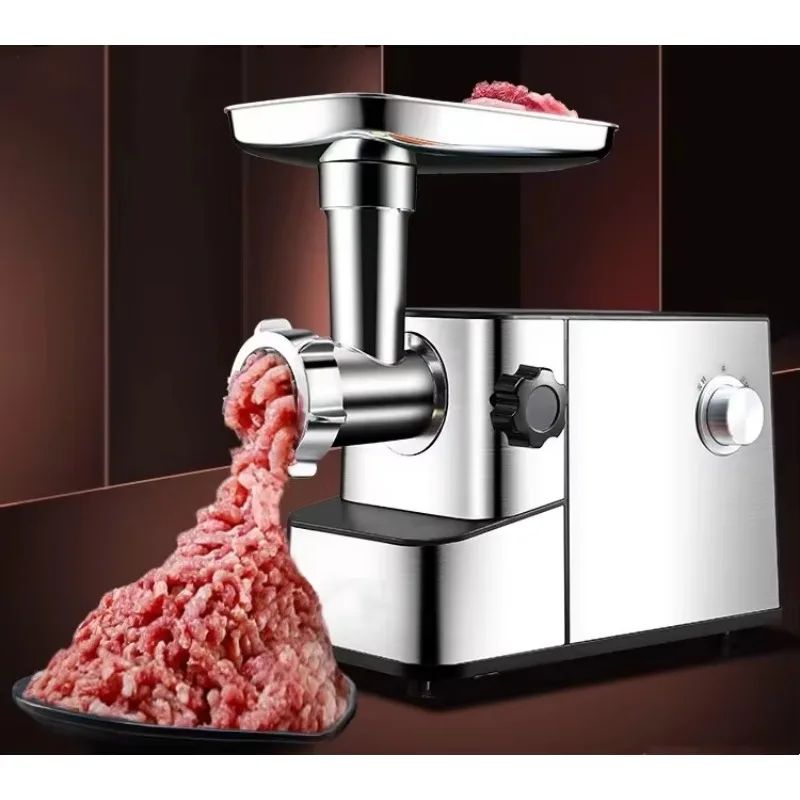 Modern Novel Design Meat Grinders High Power Best Quality Smart Automatic Electric Mincer Machine Stainless Steel Body