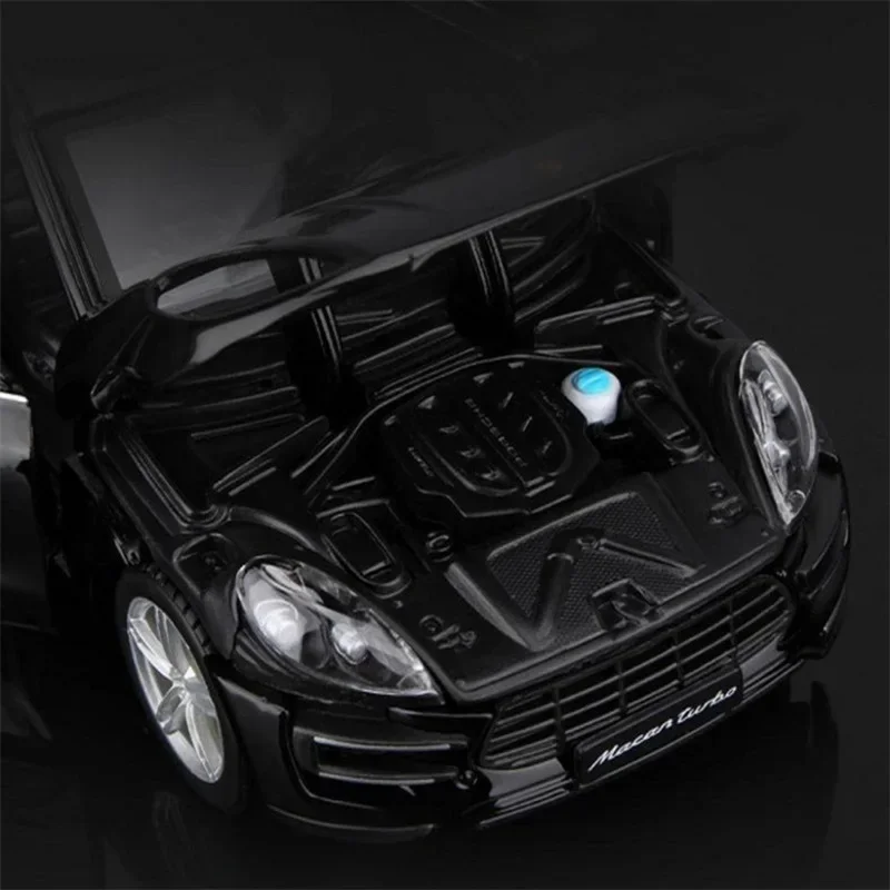 1:24 Macan Turbo SUV Legierung Auto Modell Druckguss Metall Fahrzeuge Auto Modell Hohe Simulation Sammlung Kinder Geschenk