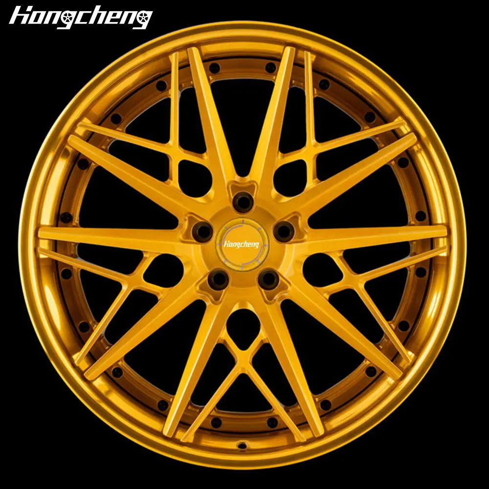 26 stylesHongcheng 3 Piece Forged Wheel 17 18 19 20 21 22 Inch Aviation Aluminum Alloy 6061