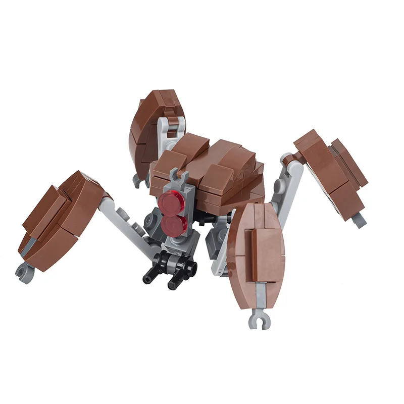 NEW MOC Star Mercenary Droideka Mini Spider Crab Robot Sniper Film Classic Model Building Blocks Sets Bricks Toy City